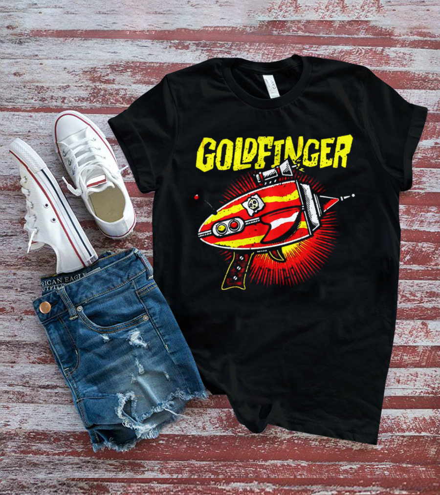 Goldfinger Band Retro Ray Gun T-Shirt