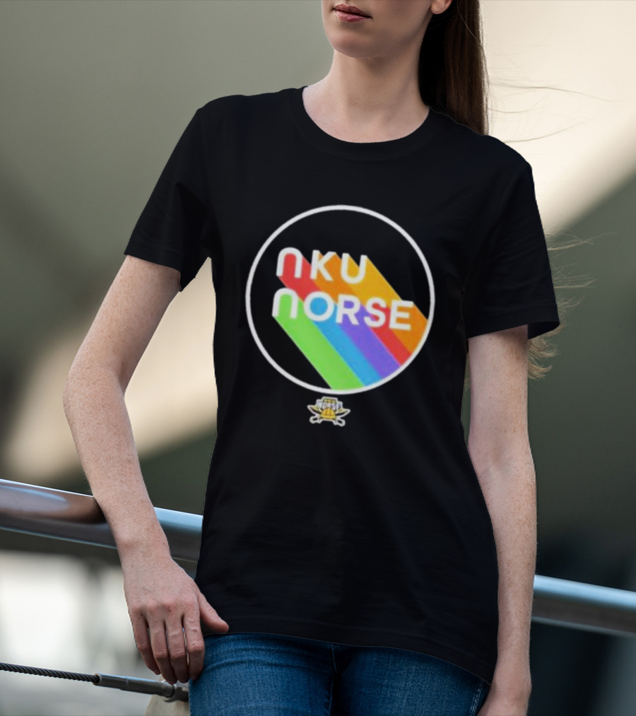 Nku Norse Rainbow Circle Pride T-Shirt