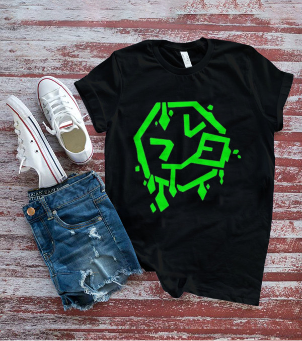 Alesa 15 Year Anniversary Green Glowing Geometric T-Shirt