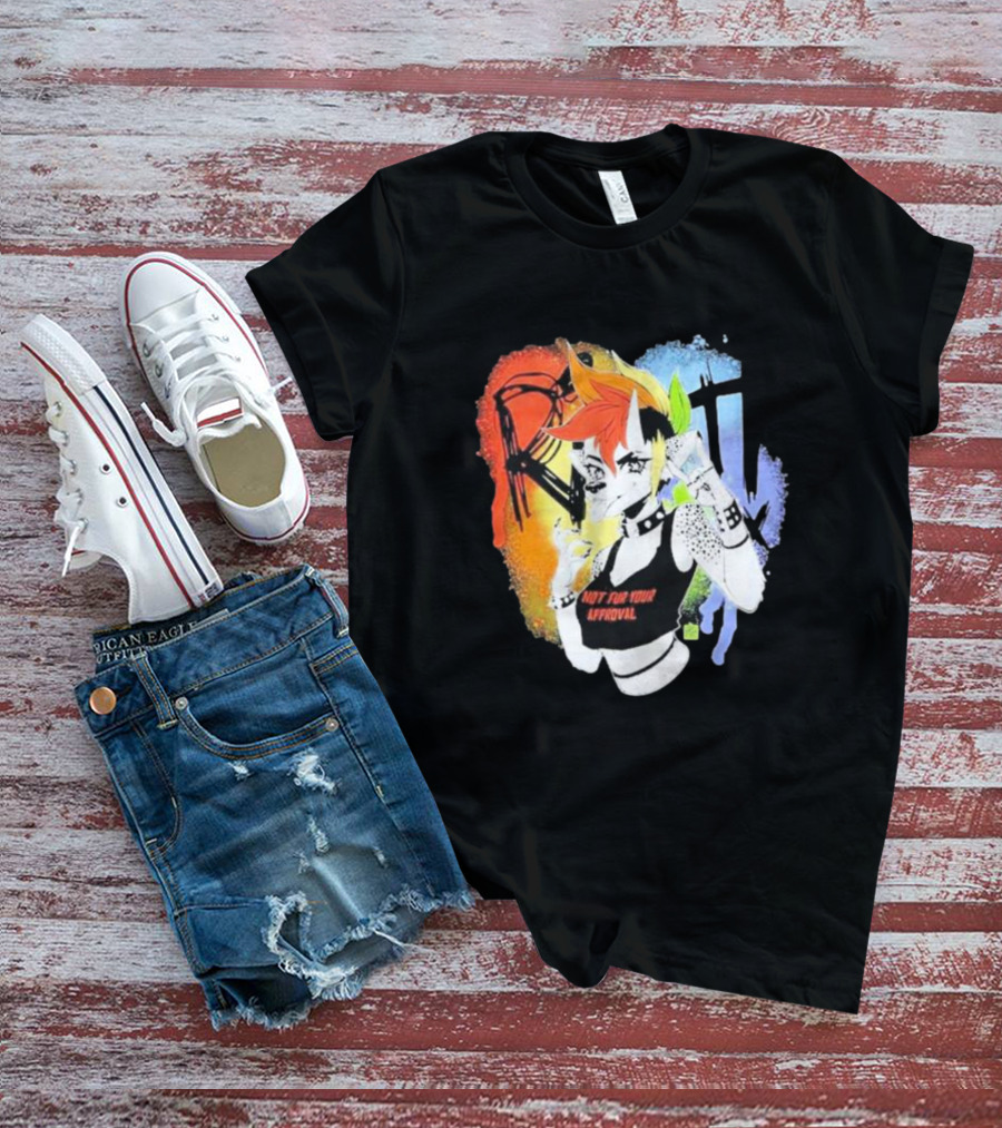 Riot Rainbow Hyena Not For Your Approval T-Shirt