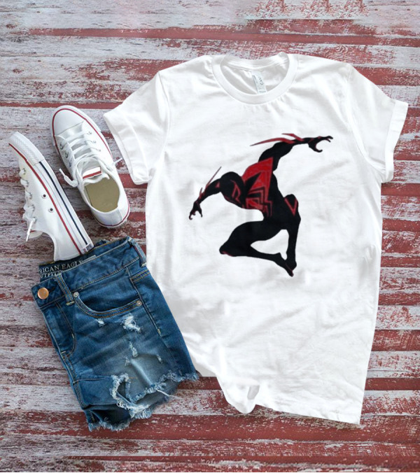 SharkRobot Synthetic Spider Variant Red And Black T-Shirt