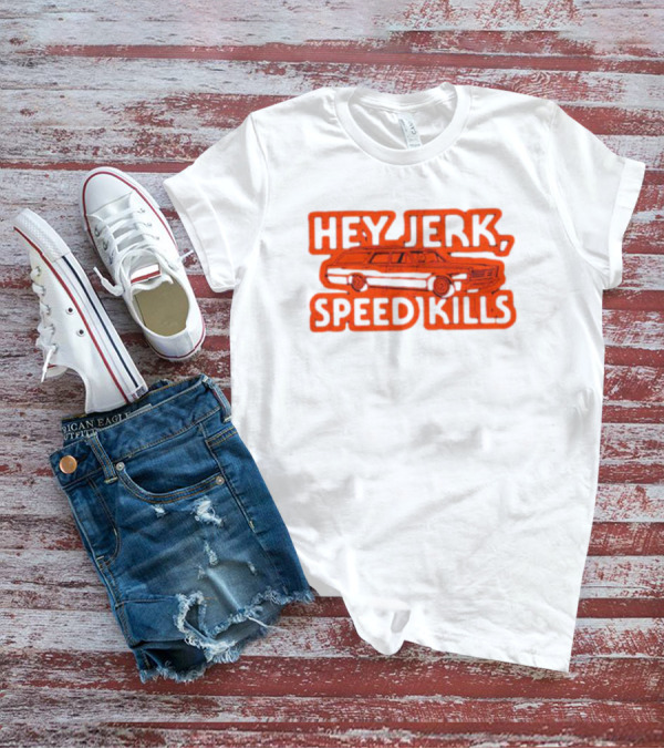 Michael Myers Hey Jerk Speed Kills Station Wagon Scene T-Shirt