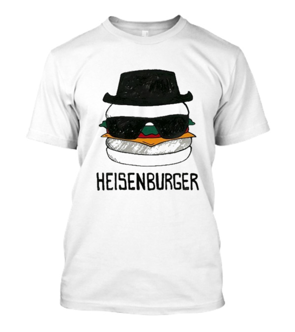 Heisenburger Breaking Bad Parody With Hat And Sunglasses Burger T-Shirt