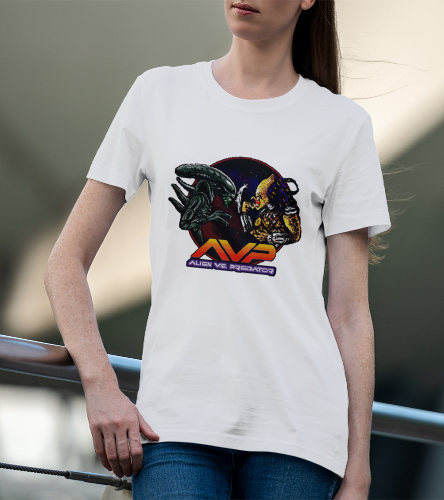 AVP Alien Vs. Predator Video Game Showdown T-Shirt