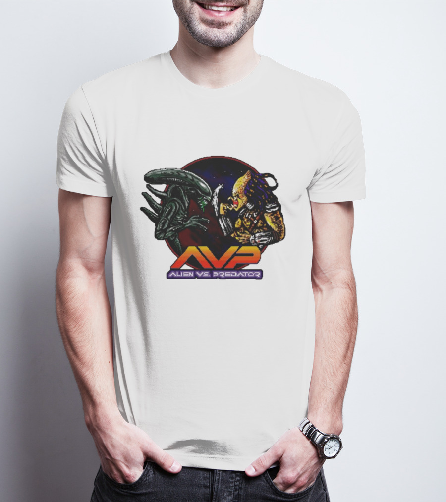 AVP Alien Vs. Predator Video Game Showdown T-Shirt