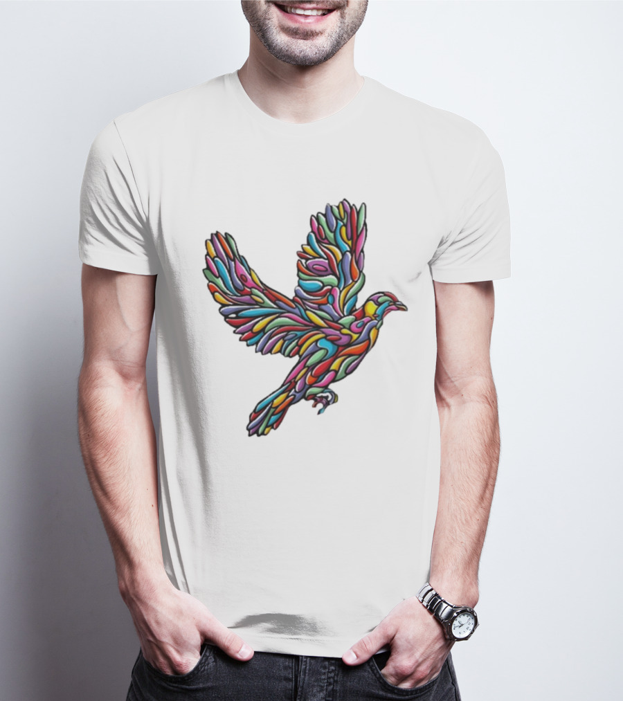 Glenside Local Solidarity Multicolored Dove T-Shirt