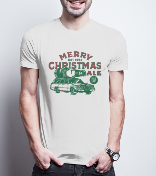 Merry Christmas Ale Great Lakes Brewing Co. Est. 1992 Car T-Shirt