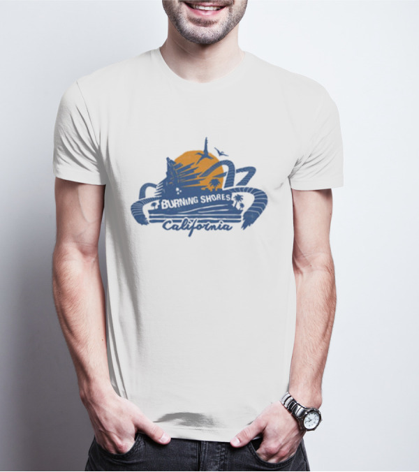 Burning Shores National Park Horizon Forbidden West California T-Shirt