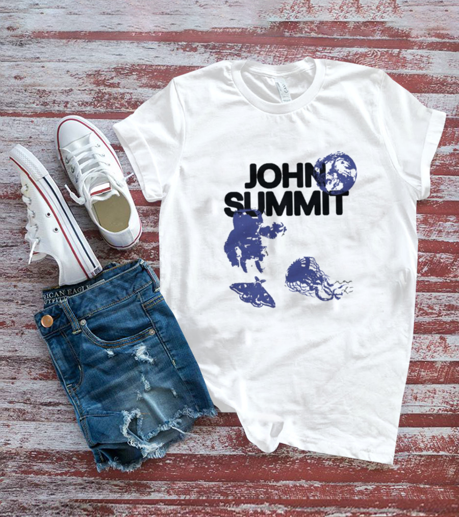 JOHN SUMMIT Astronaut Jellyfish Moon Blue Exploration T-Shirt