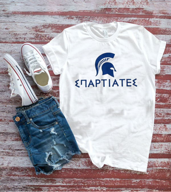 Christinate28 Σπαρτιατεσ Spartan Helmet T-Shirt
