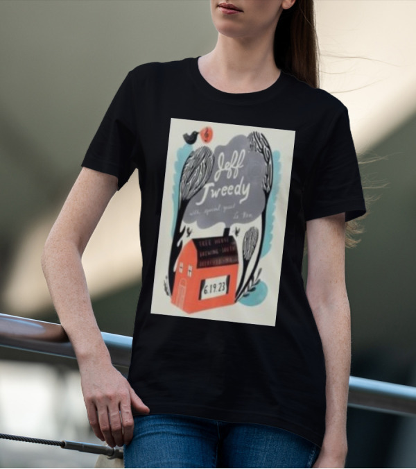 Jeff Tweedy Tour 61923 Tree House Brewing South Deerfield La Bren T-Shirt