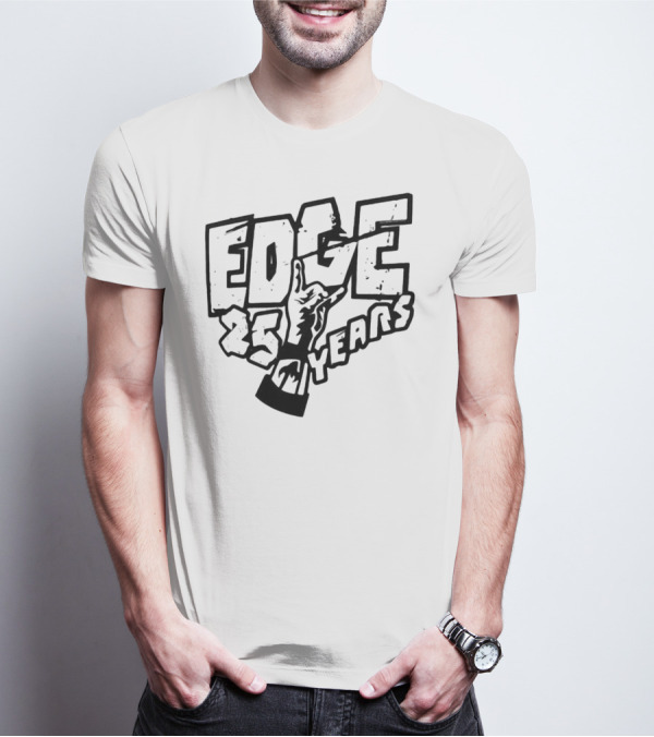 Edge 25 Years Rock Hand Gesture T-Shirt