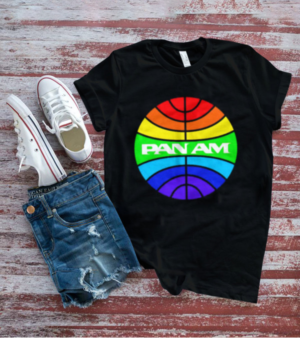 Pan Am Rainbow Circular Emblem T-Shirt