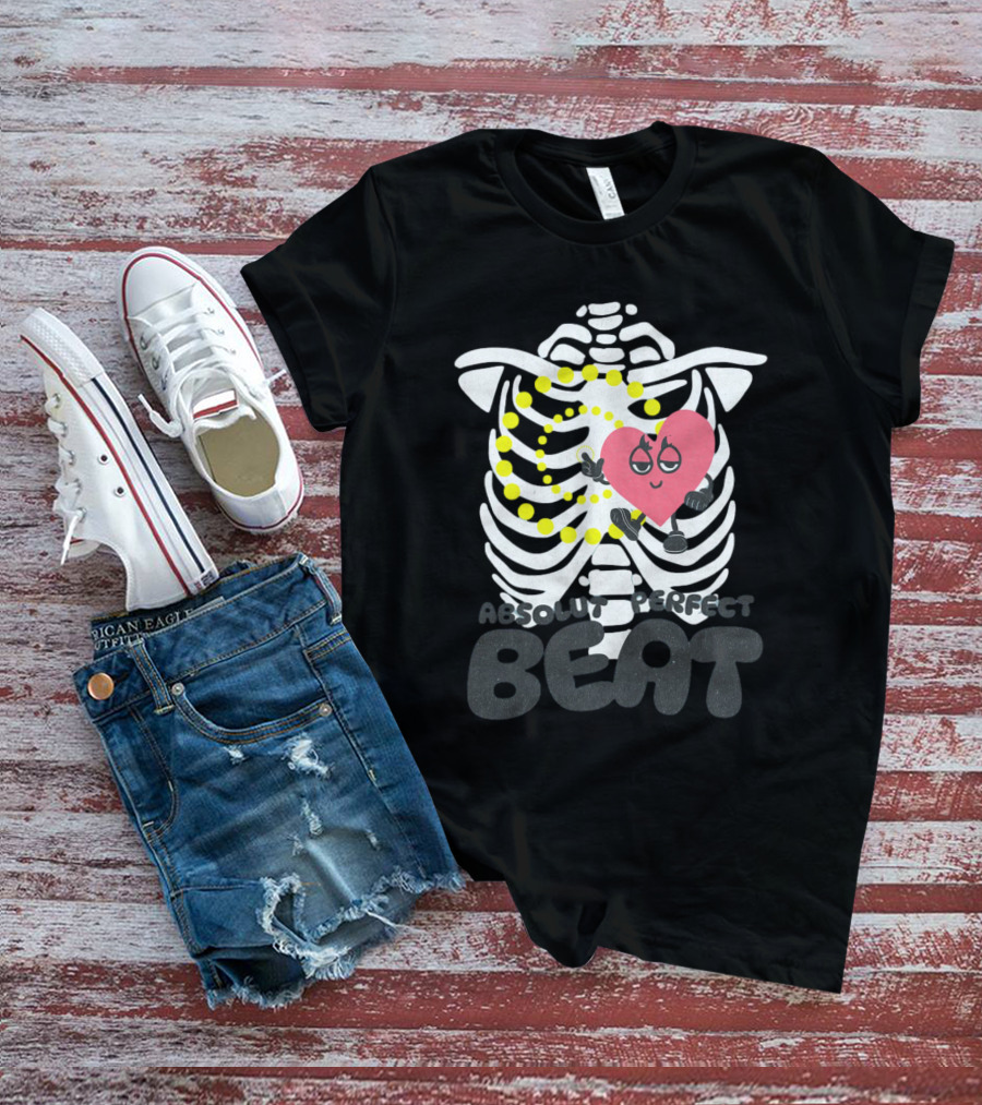 Absolut Perfect Beat Ribcage Heart T-Shirt
