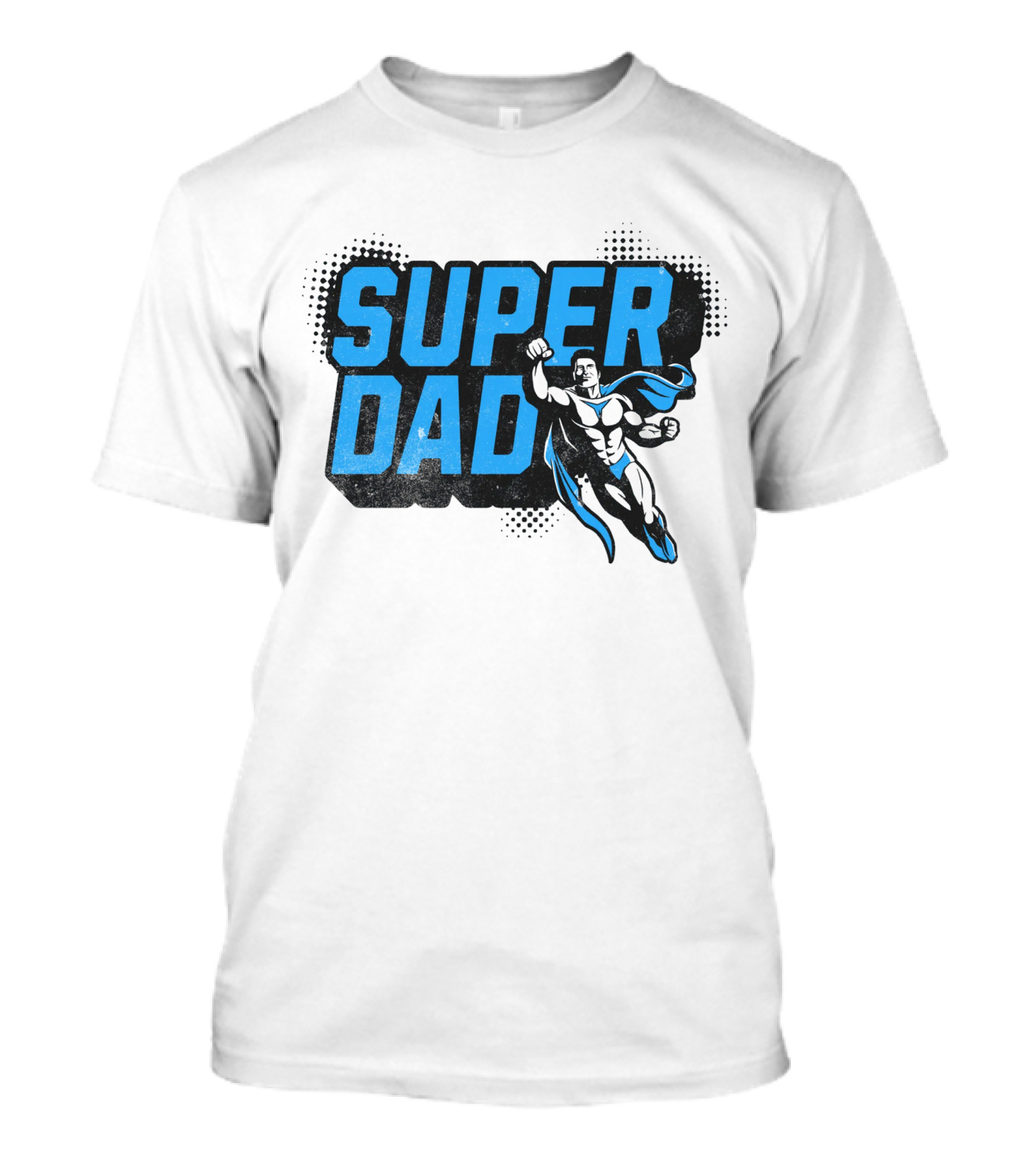SUPER DAD Hero Action Pose T-Shirt