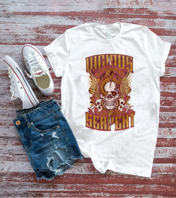 Vicious Serpent The Curse Is Broken The King Has Returned Skull T-Shirt