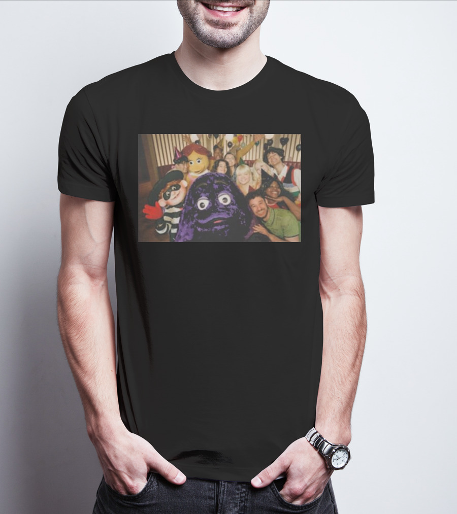 Hbd Funny Face Grimace McDonald's T-Shirt