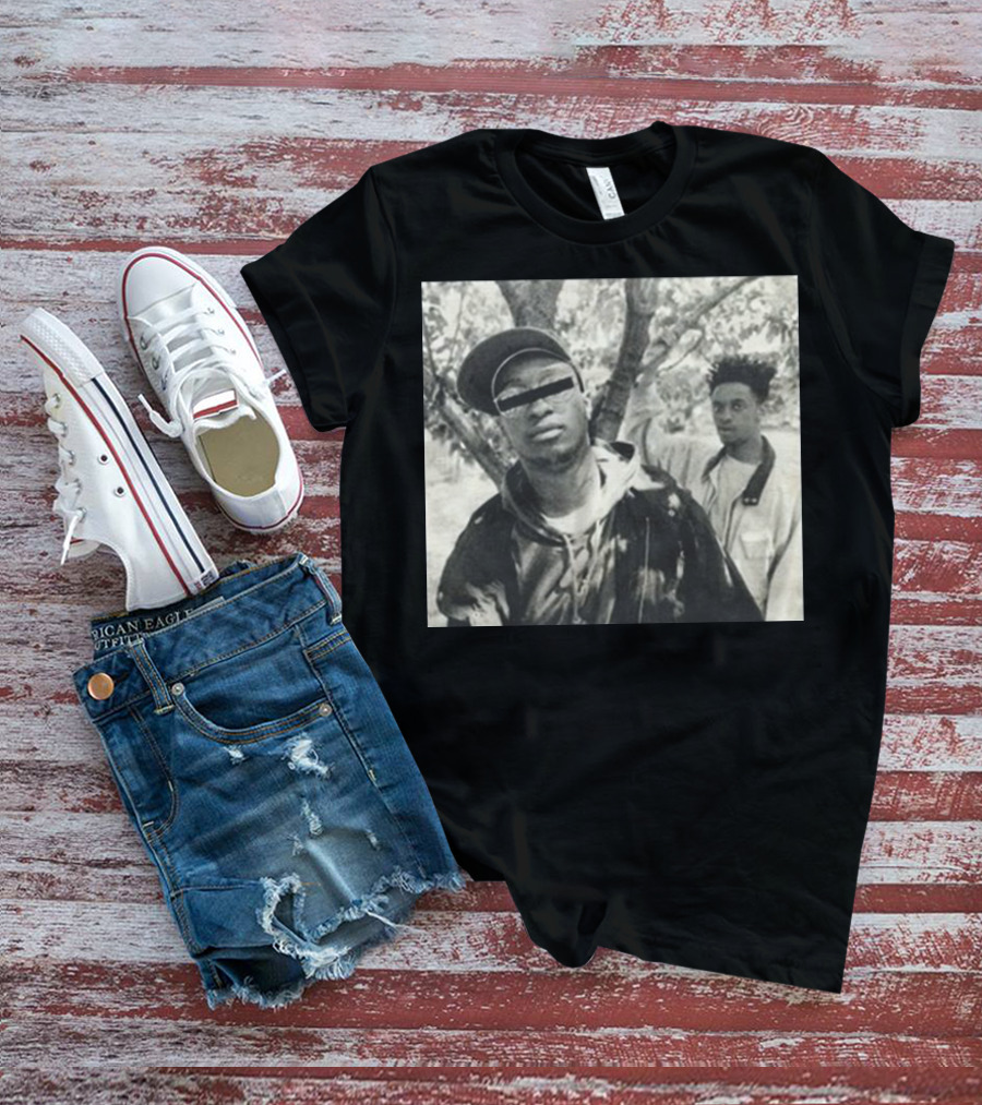 Mf Doom KMD Brothers Rap Iconic Black And White Photo T-Shirt