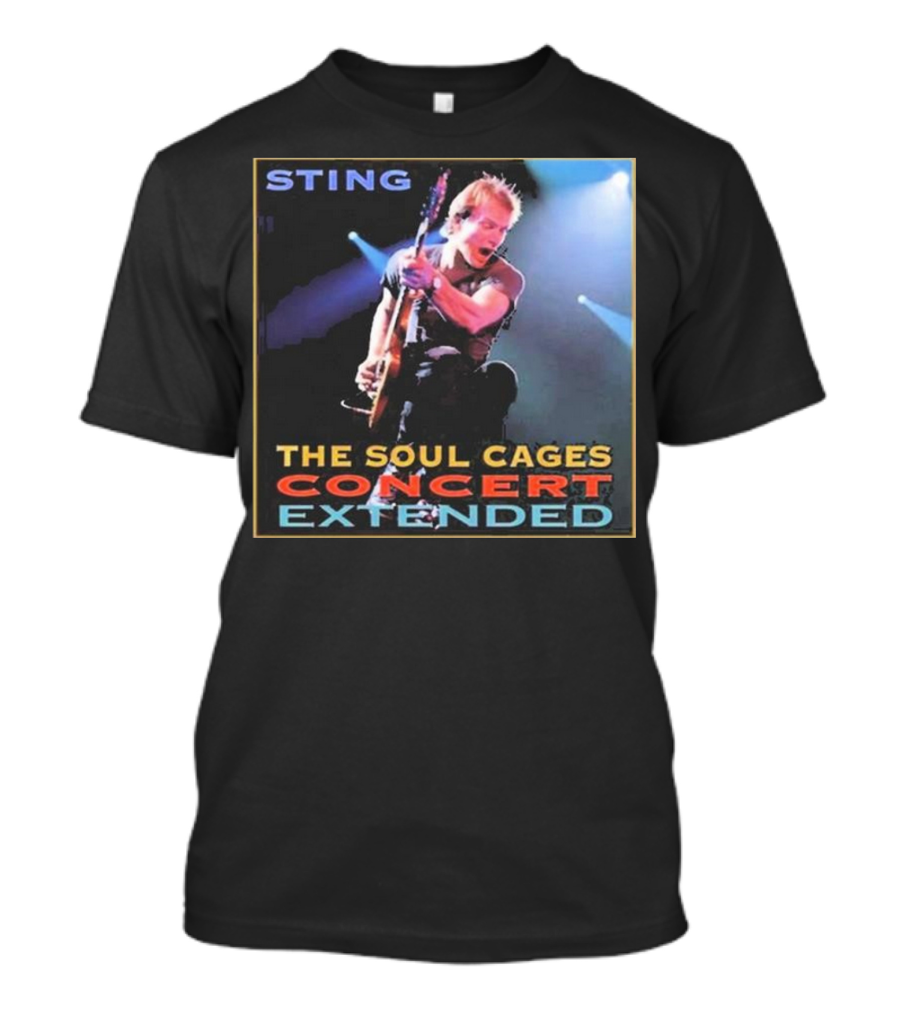 Sting The Soul Cages Concert Extended Tour Live Performance T-Shirt