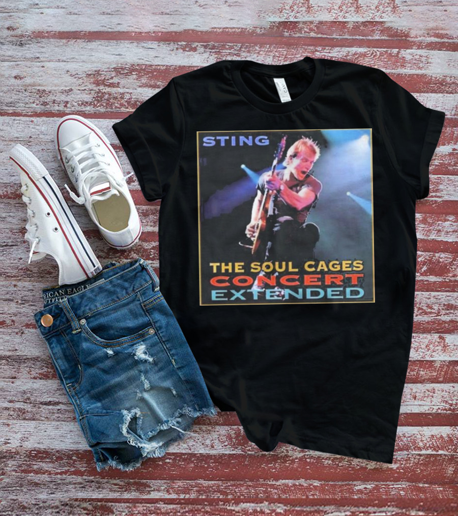 Sting The Soul Cages Concert Extended Tour Live Performance T-Shirt