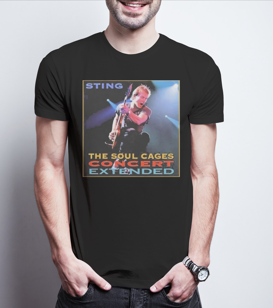 Sting The Soul Cages Concert Extended Tour Live Performance T-Shirt