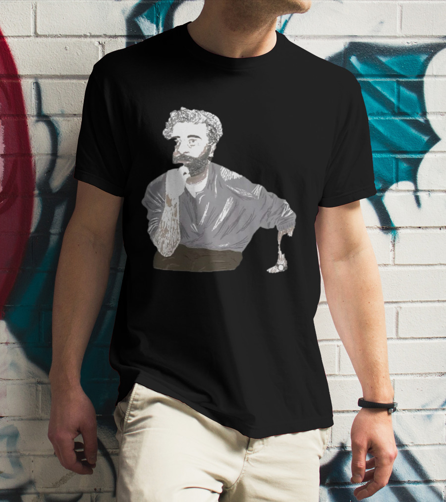 Super Yaki X Courtney LeSueur Oscar Thinking Pose T-Shirt