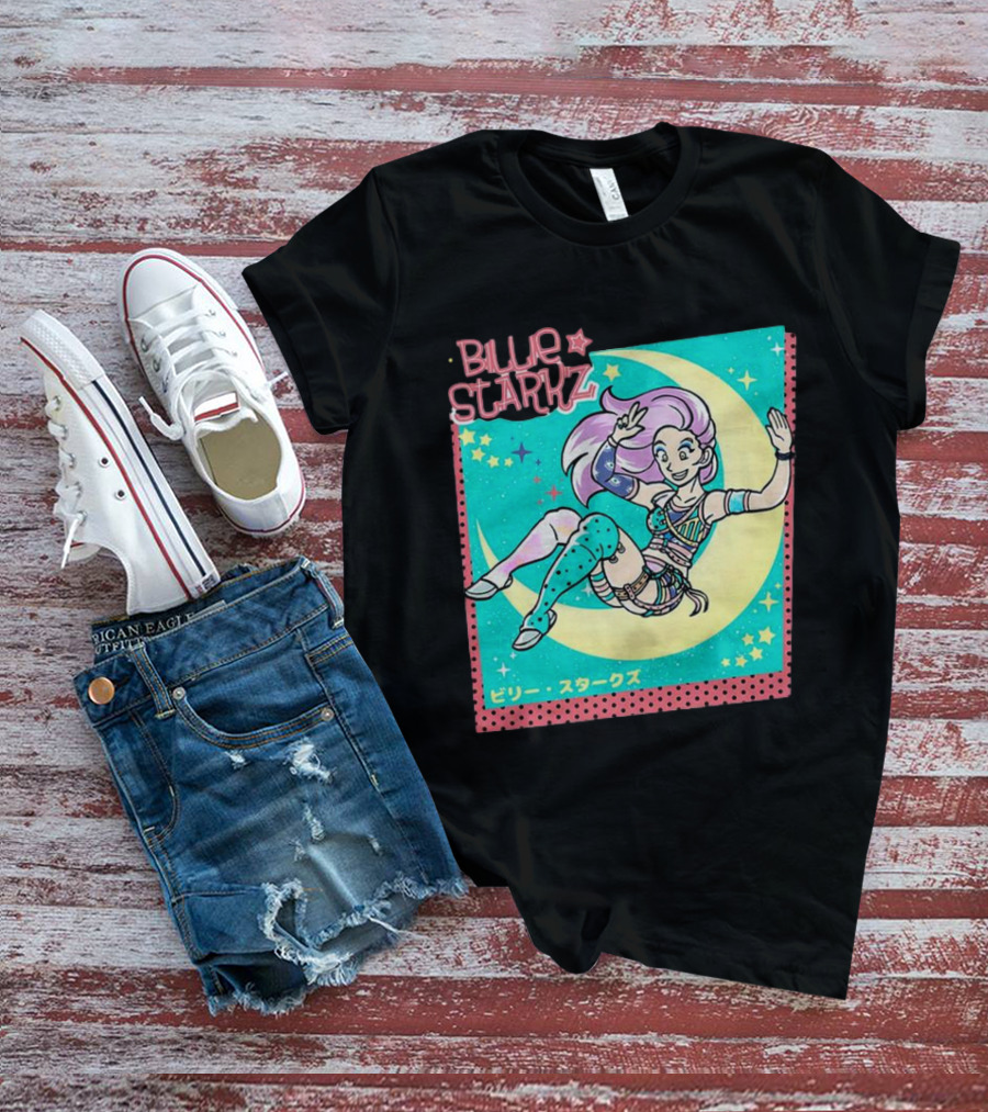Billie Starkz All Elite Wrestling Moon Jump T-Shirt