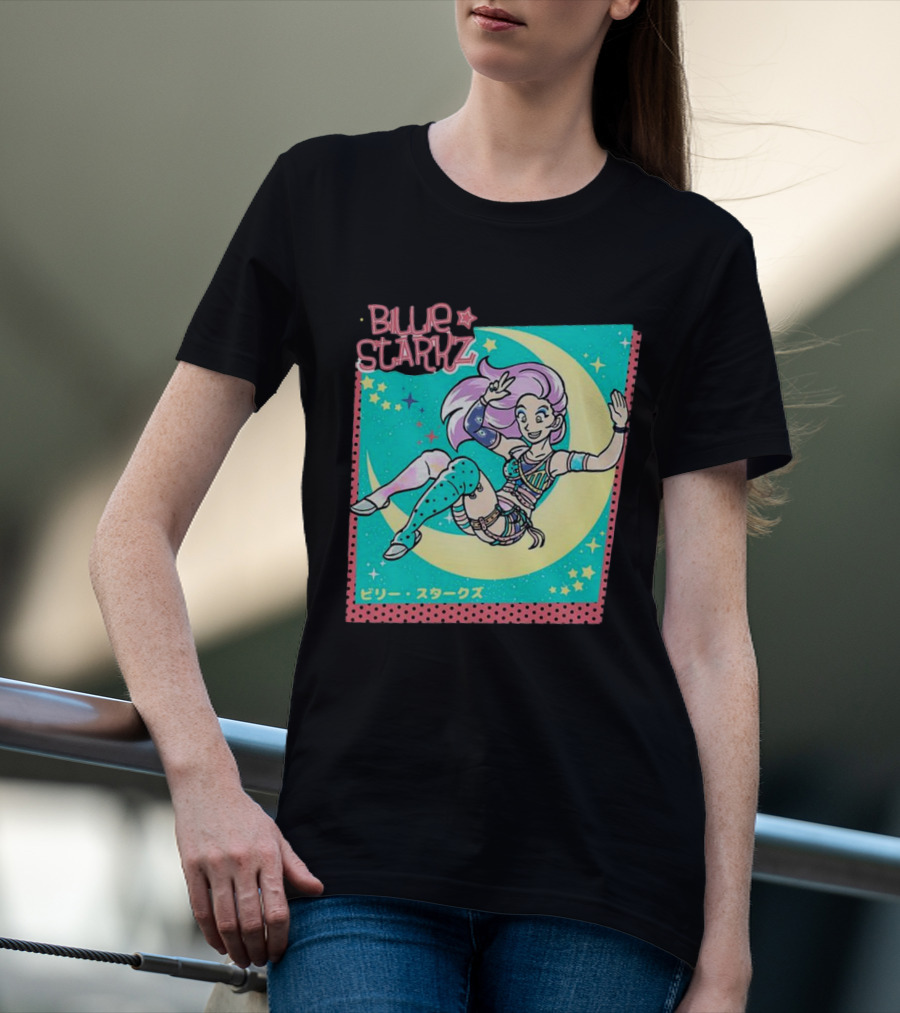Billie Starkz All Elite Wrestling Moon Jump T-Shirt