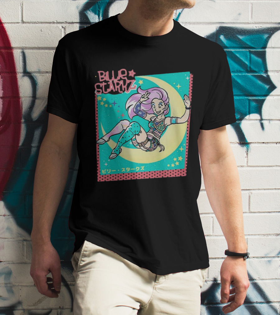 Billie Starkz All Elite Wrestling Moon Jump T-Shirt