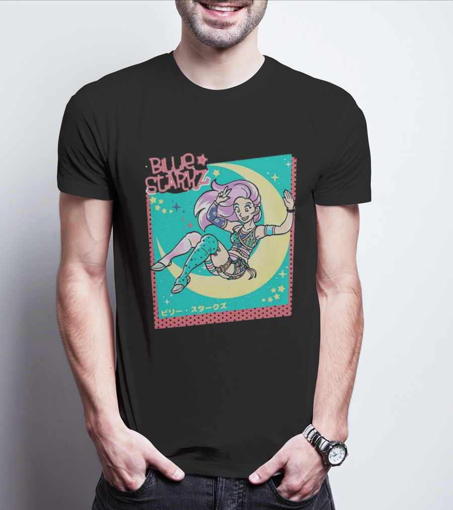 Billie Starkz All Elite Wrestling Moon Jump T-Shirt