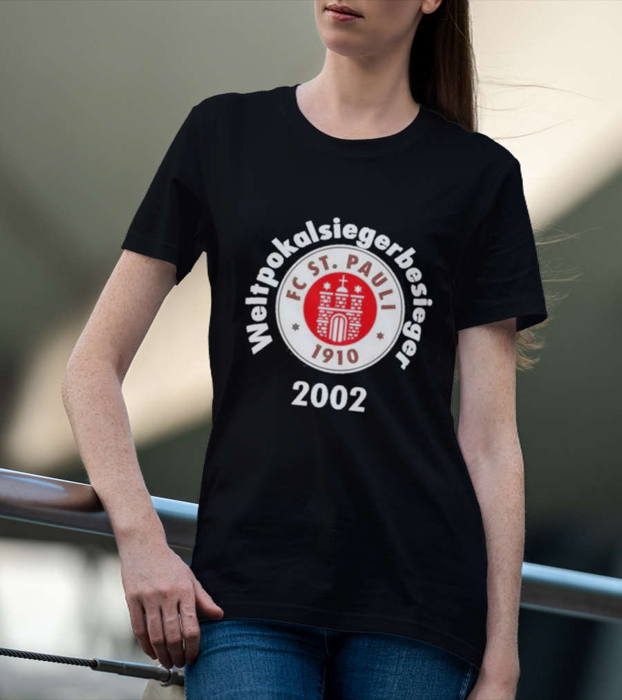 FC St. Pauli Weltpokalsiegerbesieger 1910 Emblem 2002 T-Shirt