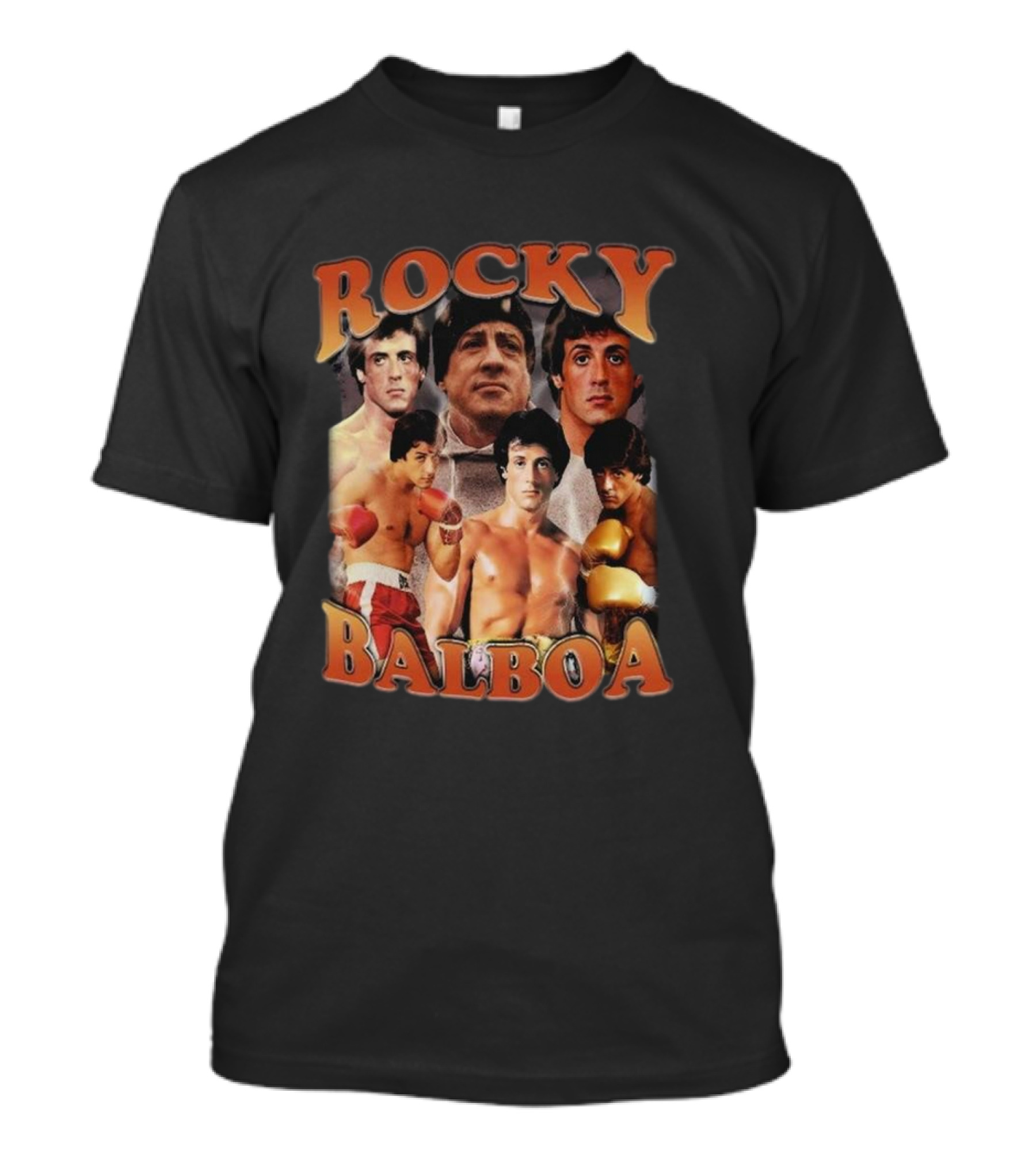 Rocky Balboa Movie Character Boxing Legends Montage T-Shirt