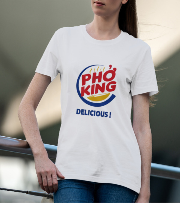 Joey Bizinger Wearing Phở King Delicious T-Shirt