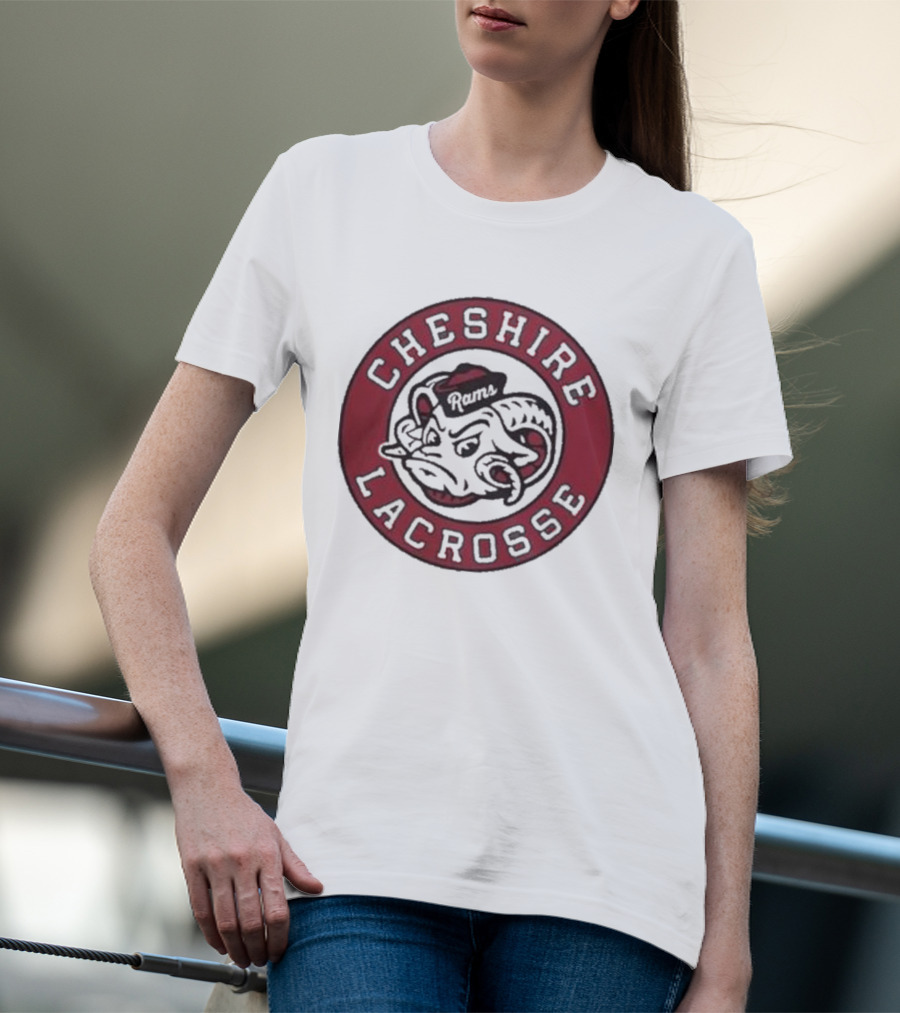 Cheshire Rams Lacrosse Team Emblem T-Shirt