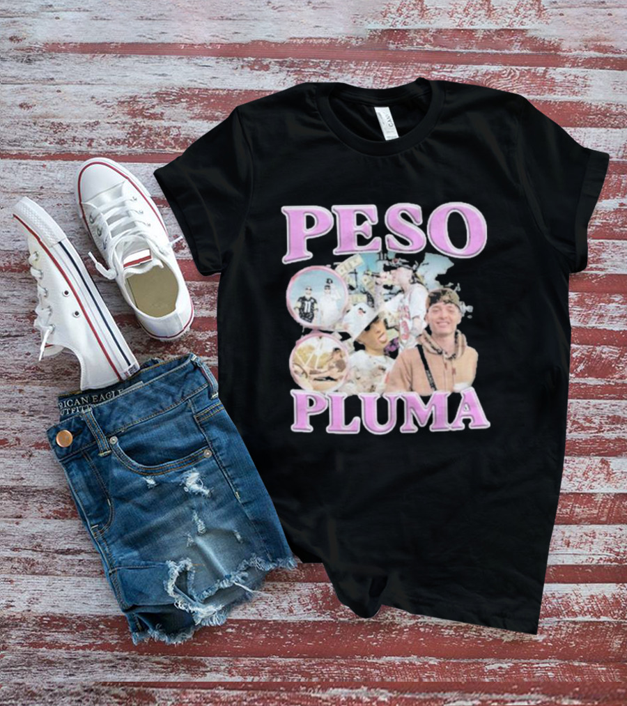 Peso Pluma Pink Collage T-Shirt