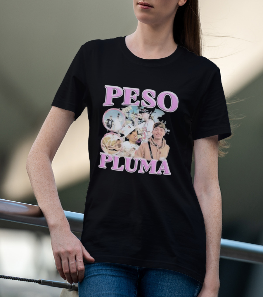 Peso Pluma Pink Collage T-Shirt