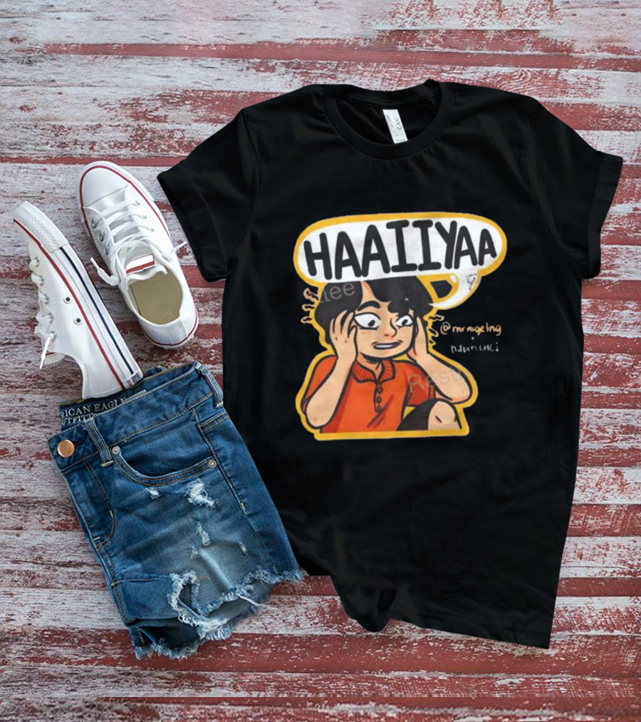 HAAIIYAA Uncle Roger Cartoon Red Shirt Headset @mrnigelng T-Shirt