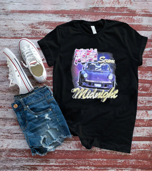 Midnight Scum Neon Car Aesthetic T-Shirt