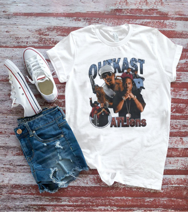 OutKast ATLiens Vintage Hip Hop Collage T-Shirt
