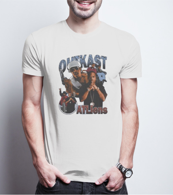 OutKast ATLiens Vintage Hip Hop Collage T-Shirt