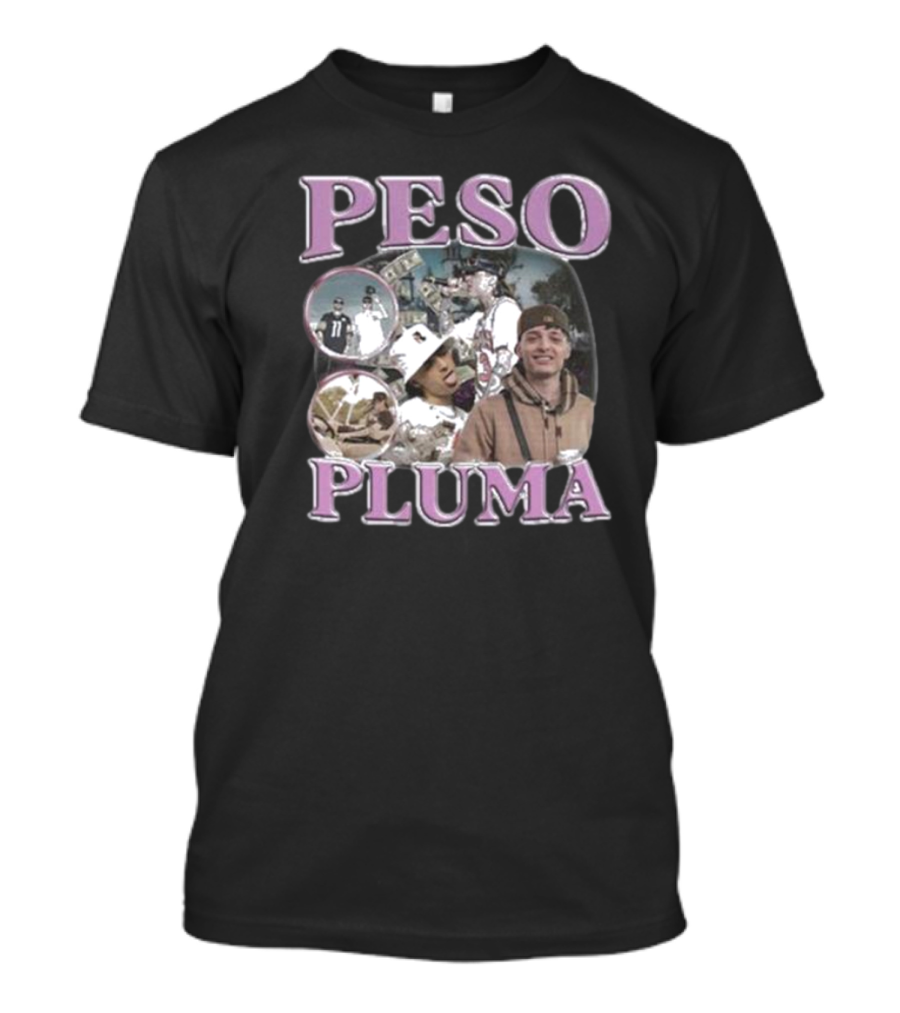 PESO PLUMA Music Artist Collage Urban Style Visuals T-Shirt