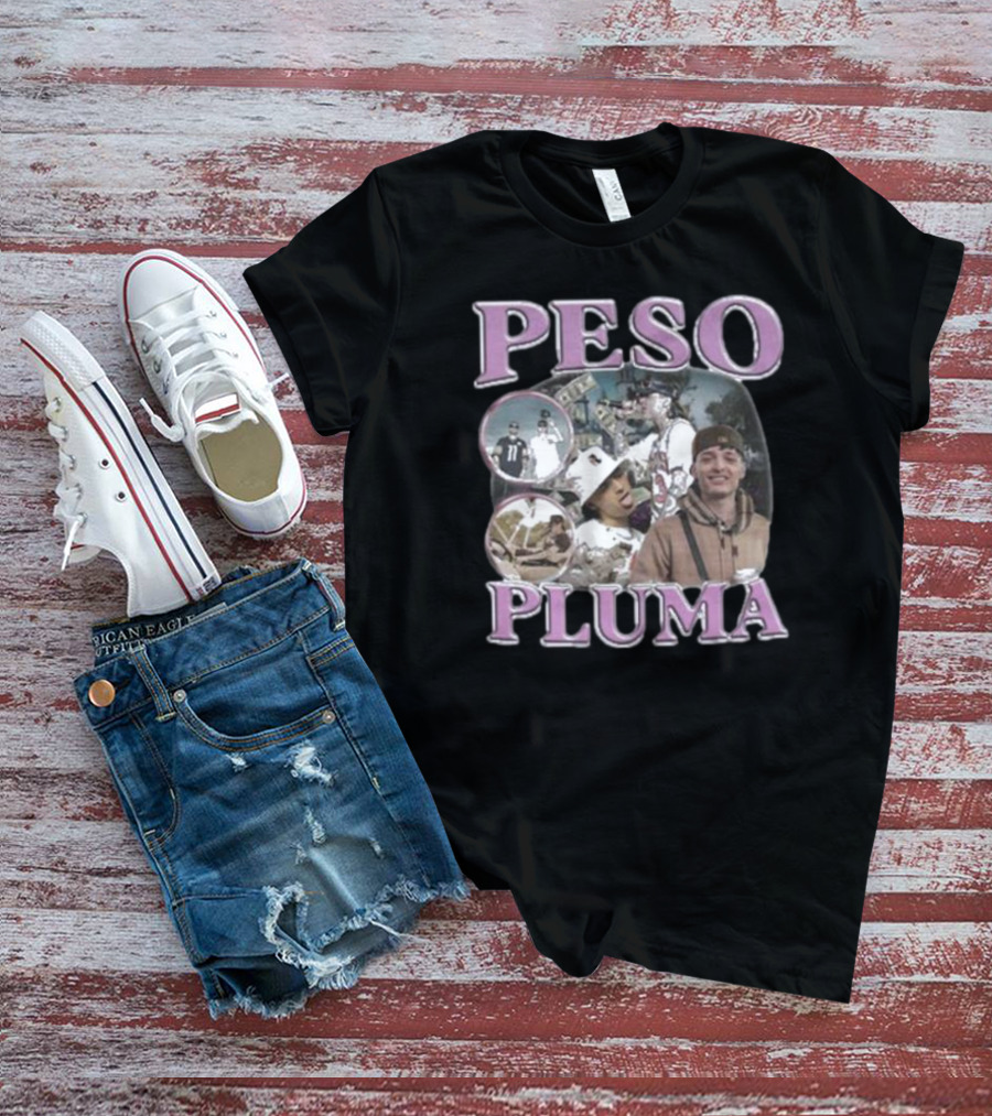 PESO PLUMA Music Artist Collage Urban Style Visuals T-Shirt