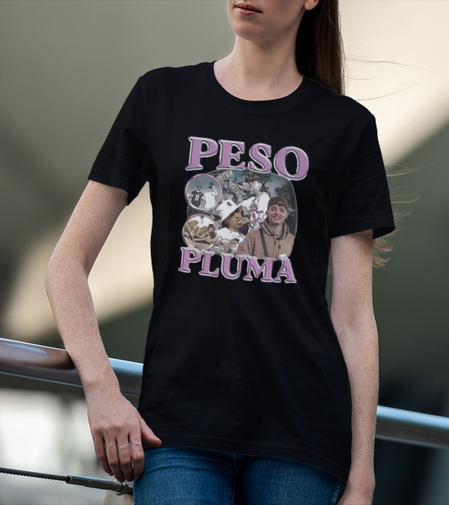 PESO PLUMA Music Artist Collage Urban Style Visuals T-Shirt