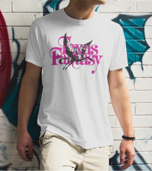 Texas Fantasy Mixed Media Typography T-Shirt