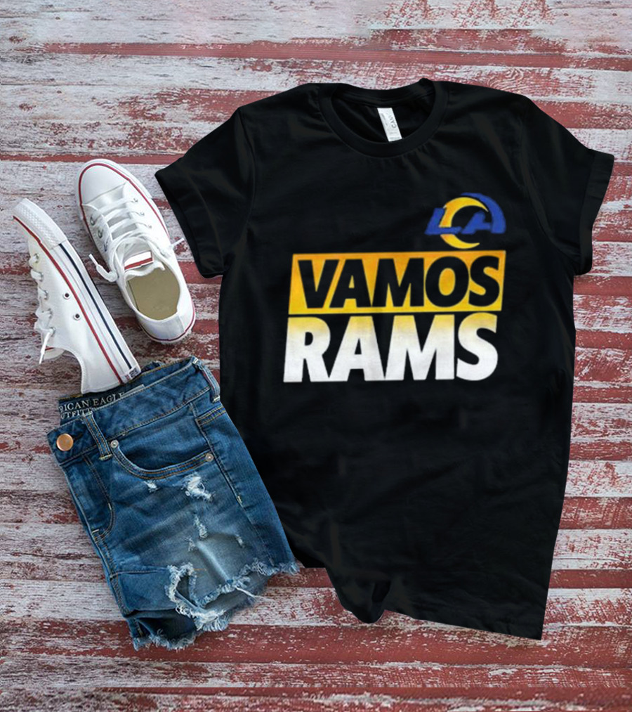 Los Angeles Rams Vamos American Football LA T-Shirt