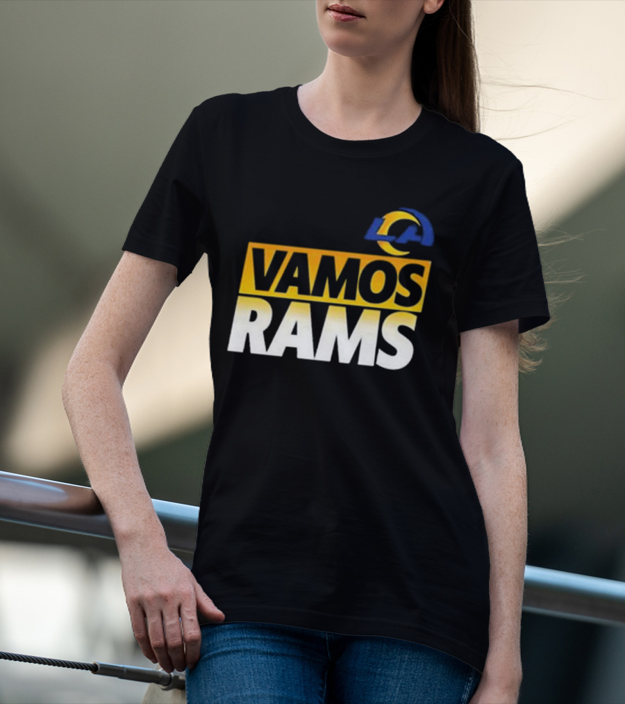 Los Angeles Rams Vamos American Football LA T-Shirt