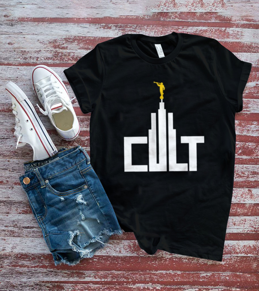 Exmormon Cult LDS Temple Angel Moroni Statues Iconic T-Shirt