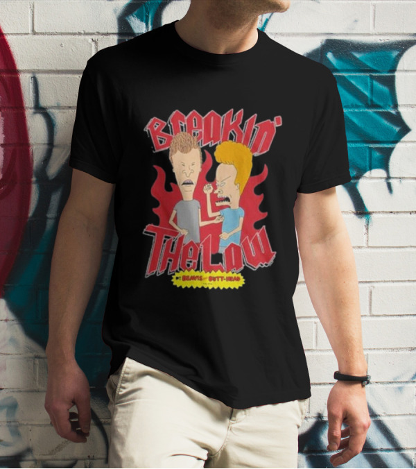 Breakin The Law Beavis And Butt-Head T-Shirt