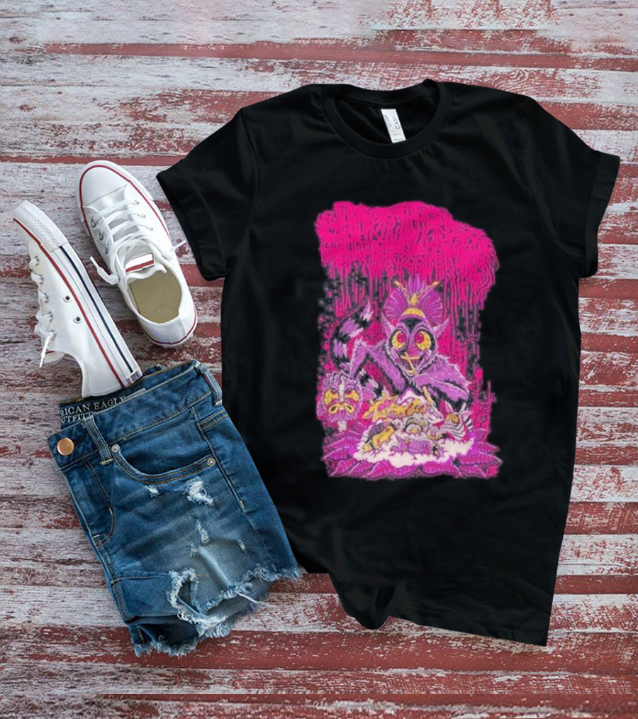 Madagascar I Like To Move It Move It Raccoon Painting T-Shirt