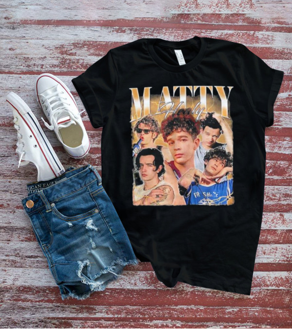 MATTY HEALY Collage Vintage Aesthetic T-Shirt
